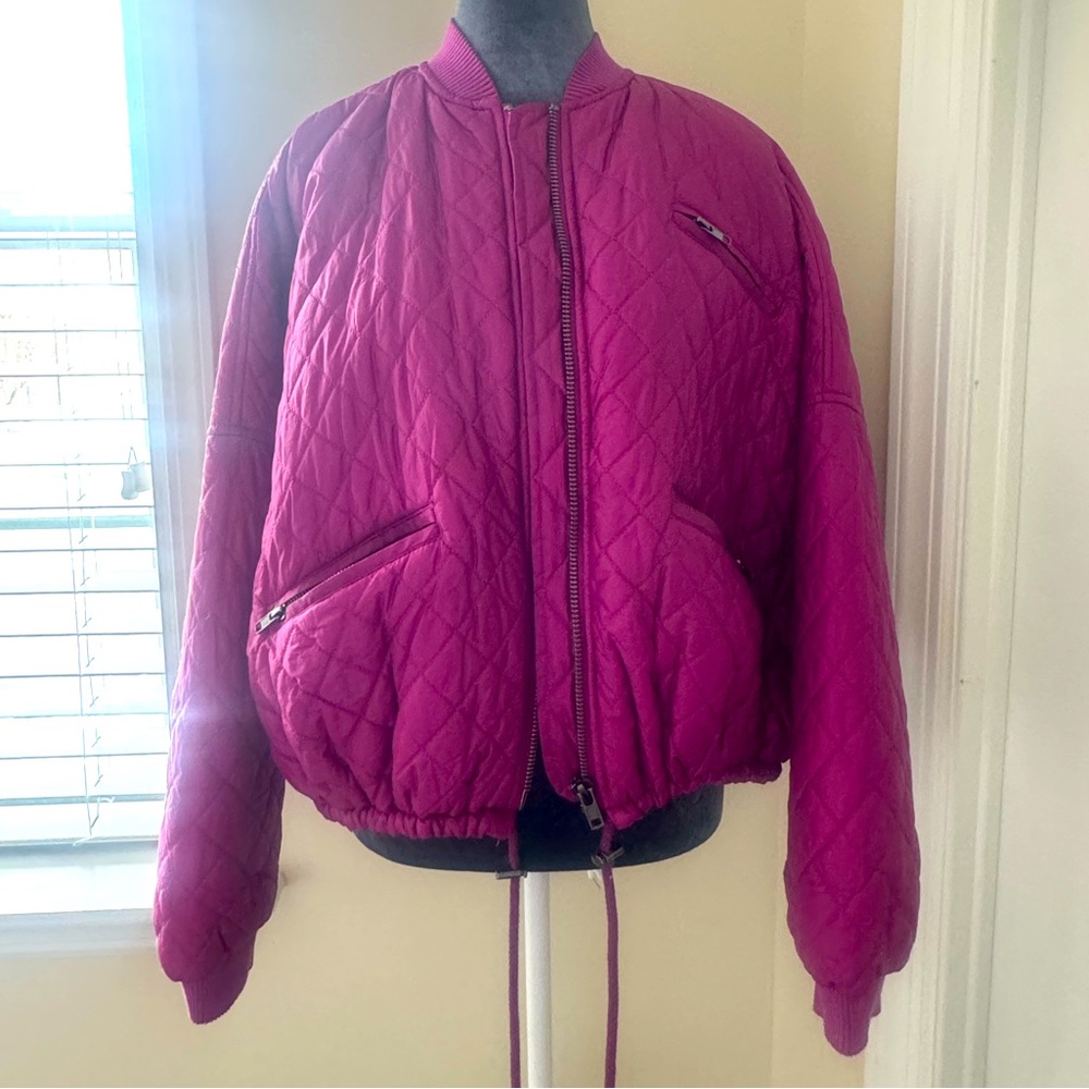 Crop Puffer Jacket - image 1